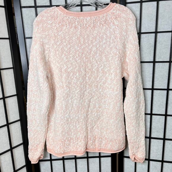 Pendleton Wool Boucle Women's Versatile Pink Sweater M - Picture 7 of 9
